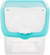 Миниатюра изображения товара Емкость для хранения El Casa 640137 (прозрачный/бирюзовый)
