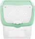 Миниатюра изображения товара Емкость для хранения El Casa 640185 (прозрачный/фисташковый)