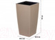 Миниатюра изображения товара Кашпо El Casa Камелия / 640378 (серый/коричневый)