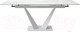 Миниатюра изображения товара Обеденный стол M-City Ниагара 140 / 480M04462 (белый мрамор/белый)