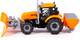 Миниатюра изображения товара Трактор игрушечный Полесье Прогресс Снегоуборочный инерционный / 91772 (оранжевый)