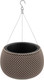 Миниатюра изображения товара Кашпо El Casa Сфера / 640440 (серый/коричневый)