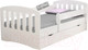 Миниатюра изображения товара Кровать-тахта детская Мебель детям Классика 80x180 К-180 (белый)
