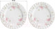 Миниатюра изображения товара Набор тарелок Elan Gallery Диана / 740468