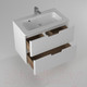 Миниатюра изображения товара Тумба с умывальником Briz Прато Прато 80 / 240 03-18080-16 00 БЕЛ