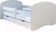 Миниатюра изображения товара Кровать-тахта детская Мебель детям Комфорт 80x160 Т-80 (белый)