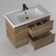 Миниатюра изображения товара Тумба с умывальником Briz Берн Грэйс 90 / 238-03-20090-15 00 ВЕЛ
