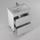 Миниатюра изображения товара Тумба с умывальником Briz Риччи Фостер 70 / 360 03-08070-06 00 БЕЛ