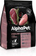 Миниатюра изображения товара Сухой корм для кошек AlphaPet Superpremium Sterilized с уткой и индейкой / 111012 (400г)