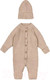 Миниатюра изображения товара Комбинезон для малышей Amarobaby Pure Love Tot / AB-OD22-PLT5/03-68 (бежевый, р. 68)