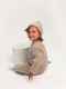 Миниатюра изображения товара Комбинезон для малышей Amarobaby Pure Love Tot / AB-OD22-PLT5/03-68 (бежевый, р. 68)