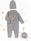 Миниатюра изображения товара Комбинезон для малышей Amarobaby Pure Love Tot / AB-OD22-PLT5/11-80 (серый, р. 80)
