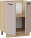 Миниатюра изображения товара Шкаф-стол кухонный ТриЯ Лорас 1Н6 (дуб крафт золотой/холст латте)