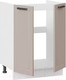 Миниатюра изображения товара Шкаф под мойку ТриЯ Лорас 1Н6М (белый/холст латте)
