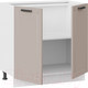 Миниатюра изображения товара Шкаф-стол кухонный ТриЯ Лорас 1Н8 (белый/холст латте)