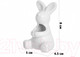 Миниатюра изображения товара Держатель для зубочисток Elan Gallery Зайчик белый / 950147