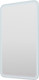 Миниатюра изображения товара Зеркало Пекам Marta 2 50x80 / marta2-50x80dcl (с подсветкой, сенсором на взмах руки и часами)