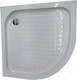 Миниатюра изображения товара Душевой уголок PELICAN T80RD SSW02280T (80x80x14)