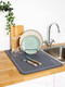 Миниатюра изображения товара Коврик для сушки посуды Amaro Home AH-KAFM-S/WA (мокрый асфальт)
