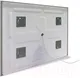 Миниатюра изображения товара Зеркало Пекам Marta 2 90x60 / marta2-90x60dcl (с подсветкой, сенсором на взмах руки и часами)