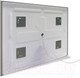 Миниатюра изображения товара Зеркало Пекам Marta 2 80x100 / marta2-80x100dpcl (с подсветкой, сенсором на взмах руки, подогревом и часами)