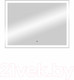 Миниатюра изображения товара Зеркало Континент Mercury Led 80x60 (бесконтактный сенсор)
