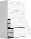 Миниатюра изображения товара Комод Mio Tesoro Сириус 4 ящика 2.02.02.060.1 (белый)