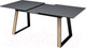 Миниатюра изображения товара Обеденный стол M-City Франк 160 / 480M04465 (графит/дуб галифакс черный)