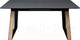 Миниатюра изображения товара Обеденный стол M-City Франк 160 / 480M04465 (графит/дуб галифакс черный)