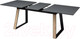 Миниатюра изображения товара Обеденный стол M-City Франк 160 / 480M04465 (графит/дуб галифакс черный)