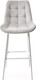 Миниатюра изображения товара Стул барный M-City Хофман / 688M04888 (H-09 светло-серый велюр/белый)