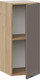 Миниатюра изображения товара Шкаф навесной для кухни ТриЯ Габриэлла 1В3 (дуб крафт золотой/муссон)