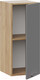 Миниатюра изображения товара Шкаф навесной для кухни ТриЯ Габриэлла 1В3 (дуб крафт золотой/титан)