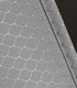 Миниатюра изображения товара Шторка-занавеска для ванны Home One Waffle 180x180 / 372245 (светло-серый)