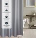 Миниатюра изображения товара Шторка-занавеска для ванны Home One Waffle 180x180 / 372245 (светло-серый)
