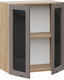 Миниатюра изображения товара Шкаф навесной для кухни ТриЯ Габриэлла 1В6С (дуб крафт золотой/муссон)