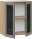 Миниатюра изображения товара Шкаф навесной для кухни ТриЯ Габриэлла 1В6С (дуб крафт золотой/титан)