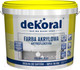 Миниатюра изображения товара Краска Dekoral Polinak Plus Глубокоматовый (10л, белый)