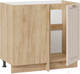 Миниатюра изображения товара Шкаф под мойку ТриЯ Лина 1Н9У (дуб крафт золотой/крем)
