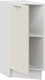 Миниатюра изображения товара Шкаф-стол кухонный ТриЯ Габриэлла 1Н3Т (белый/крем)