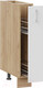Миниатюра изображения товара Шкаф карго ТриЯ Габриэлла 1Н15К (дуб крафт золотой/сноу)