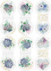 Миниатюра изображения товара Набор закладок Brauberg Flowers / 113168 (6шт)