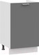 Миниатюра изображения товара Шкаф под мойку ТриЯ Габриэлла 1Н5М (белый/титан)