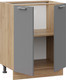 Миниатюра изображения товара Шкаф-стол кухонный ТриЯ Габриэлла 1Н6 (дуб крафт золотой/титан)