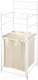 Миниатюра изображения товара Стеллаж El Casa С 2-мя полками и корзиной для белья / 240218 (белый)