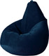 Миниатюра изображения товара Бескаркасное кресло Kreslomeshki Груша XXL / GV-130x90-MG (морская глубина)