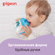 Миниатюра изображения товара Поильник Pigeon MagMag Мишка с трубочкой 8+ / 79237