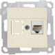 Миниатюра изображения товара Розетка Mutlusan Rita 2200 140 0102 (слоновая кость)