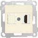 Миниатюра изображения товара Розетка Mutlusan Rita 2200-457-0102 (слоновая кость)