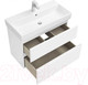 Миниатюра изображения товара Тумба под умывальник Roca Oleta 80 / A857640501 (белый матовый)